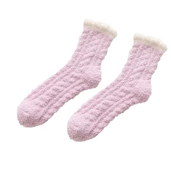 Пушистые носки для женщин, теплые мягкие носки, толстые уютные плюшевые носки, зимние носки для женщин, модные носки, полезные для пальцев ног